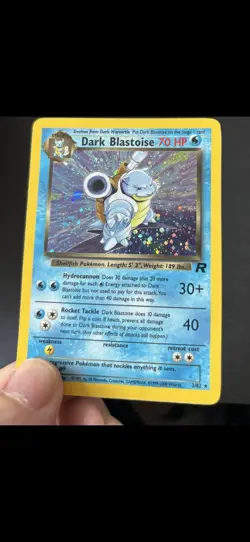 Pokemon TCG Dark Blastoise Holo Card 3/82 Team Rocket Series - Image 3
