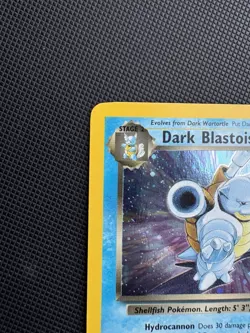 Pokemon TCG Dark Blastoise 3/82 Team Rocket Holo Rare Wizards 1999 English - Image 4