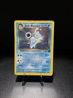 Pokemon TCG Dark Blastoise Holo Card 3/82 Team Rocket Series - Image 1