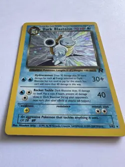 💧 Pokemon TCG Dark Blastoise 3/82 Team Rocket Holo ⭐ NM - Image 1