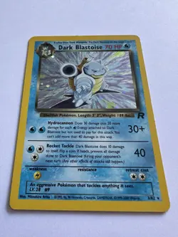 💧 Pokemon TCG Dark Blastoise 3/82 Team Rocket Holo ⭐ NM - Image 4
