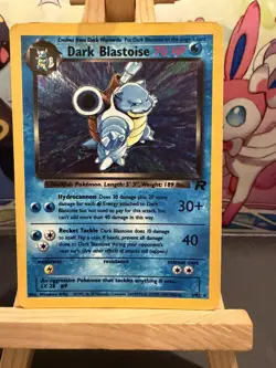 Pokemon Dark Blastoise TCG Team Rocket 3/82 Holo Unlimited Rare - Image 1