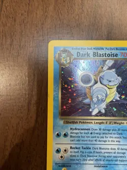 Pokemon TCG Holo Dark Blastoise Team Rocket 3/82 - Image 5