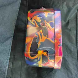 Sealed Pokemon TCG Mega Charizard X EX Tin 4 Booster Packs & Charizard Promo - Image 4