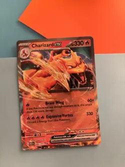 Pokemon TCG Charizard EX #6 S&V 151 double rare Holofoil Mint Condition English - Image 1