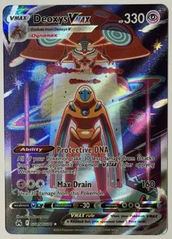 Deoxys VMAX GG45/GG70 Crown Zenith: Galarian Gallery Pokemon TCG NM - Image 1