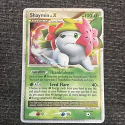 Pokemon TCG Shaymin LV.X Platinum Ultra Rare 126/127 LP/MP - Image 1
