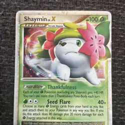 Pokemon TCG Shaymin LV.X Platinum Ultra Rare 126/127 LP/MP - Image 2