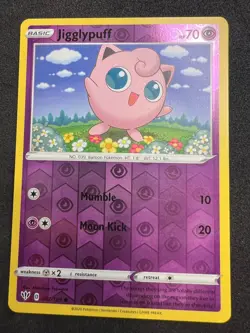 Jigglypuff 67/189 Common Darkness Ablaze Pokemon Reverse Holo 2020 - Image 1