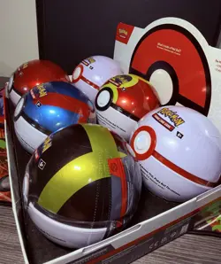 *SEALED* Pokemon TCG 6X Pokeball Tins with 3 Booster Pack & Promo Sticker L25 - Image 2