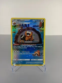 Pokemon TCG Bibarel Crown Zenith-Galarian Gallery Gg25/Gg70 Holo Ultra Rare - Image 1