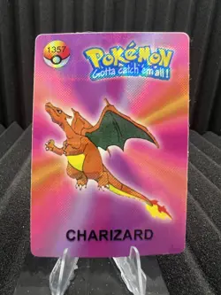 Charizard #1357 - Pocket Monsters Vending Holo Prism - Bandai Nintendo 1999 - Image 1