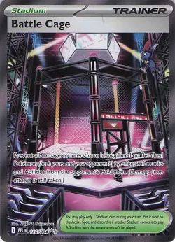 2025 POKEMON PHANTASMAL FLAMES BATTLE CAGE FULL ART NM #116/094 - Image 1