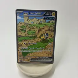 Pokemon Iron Hands ex (248/337) Paradox Rift LP HOLO - Image 1