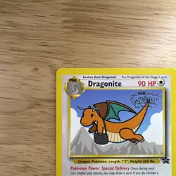 Dragonite 5 Black Star Promo Pokemon Movie WB Stamp - Image 3