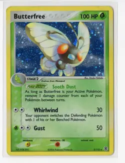 Pokemon Butterfree Holo Rare FireRed & LeafGreen 2/112 HP WOTC Vintage - Image 1