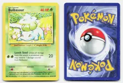Bulbasaur 44/102 Common Base Set Unlimited Pokemon MP - Image 3