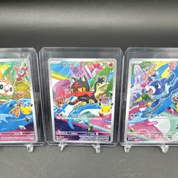 First Partner Illustration Collection Series 1 Gen 7 Alola Starters Pokemon TCG - Image 4