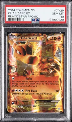 2014 POKEMON XY BLACK STAR PROMO #XY29 CHARIZARD EX PSA 10 - Image 1
