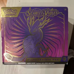 Nintendo Pokemon TCG Scarlet & Violet Elite Trainer Box ETB - opened and used 820650853418 - Image 1