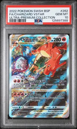 PSA 10 Sequential Charizard SWSH 260 261 262 ULTRA-PREMIUM COLL PROMO POKEMON - Image 2