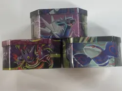 Pokemon TCG Mega Evolution ex Tin Lot of 3 Sealed Kyogre Xerneas Clefable 2025 - Image 2