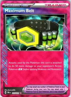 Maximum Belt 117/131 Holo ACE SPEC Rare Prismatic Evolutions Pokemon Near Mint - Image 1