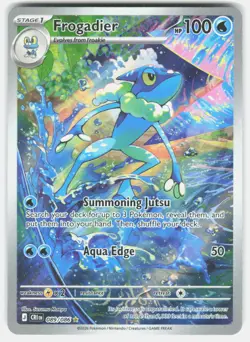 FROGADIER 089/086 HOLO ILLUSTRATION RARE CHAOS RISING POKEMON NM/M - Image 1