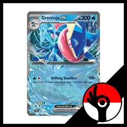 Pokemon TCG: Stellar Crown - 041/142 - Greninja Ex - Image 1