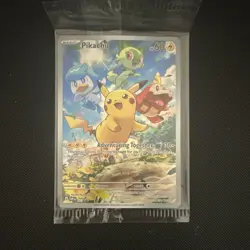 Pokemon TCG Pikachu SV: Scarlet & Violet Sealed Promo 027 Holo Basic 60 HP Eng - Image 1