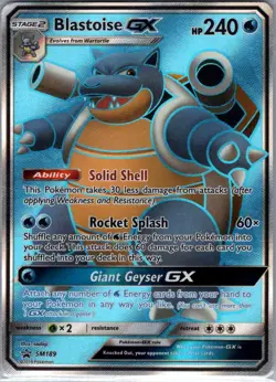 Blastoise GX SM189 SM Promos - Pokemon Card - NM - Image 1