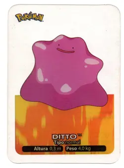 DITTO #132 LAMINCARD COLECCION POKEMON LAMINCARDS 2005 EDIBAS (USADA) - Image 1