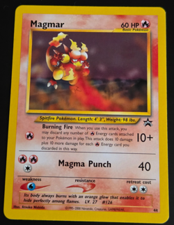 Pokemon Magmar 44 Black Star Promo WOTC Near Mint - Image 1