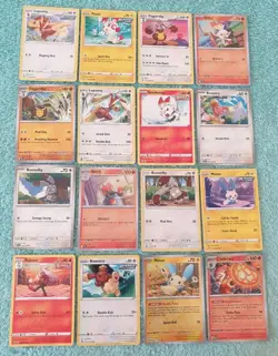 BUNNY/RABBIT TYPES BUNDLE OF POKEMON CARDS #1. - Image 1