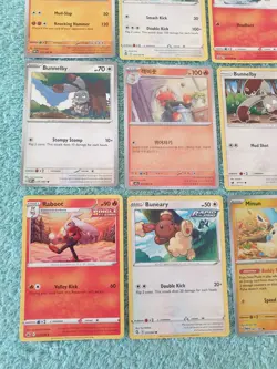 BUNNY/RABBIT TYPES BUNDLE OF POKEMON CARDS #1. - Image 4