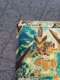 Pokemon: Kleavor V SWSH248 Full Art Holo Rare Black Star Promo 2022 - MINT -F104 - Image 3