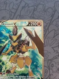 Pokemon: Kleavor V SWSH248 Full Art Holo Rare Black Star Promo 2022 - MINT -F104 - Image 4