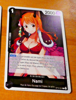 ONE PIECE BATAILLE DECISIVE CARD GAME HOLO CARTE NAMI OP16-091 FR MINT 2026 - Image 1
