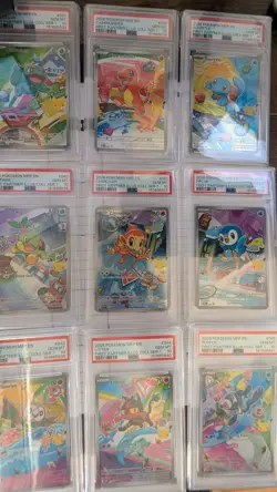 PSA 10 SEQUENTIAL SET Pokemon First Partner Illustration Collection Series 1 MEP - Image 1