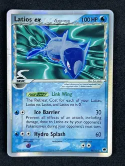 Pokemon Latios ex 96/101 Dragon Frontiers Holo Ultra Rare Delta Species (MP+) - Image 1