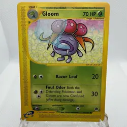 Gloom - 78/165 - Uncommon - Expedition - Pokemon Card NM - Image 1