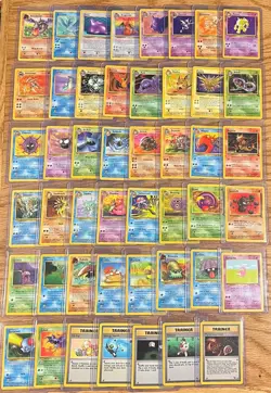 Pokemon WOTC Complete Base Set, Jungle, Fossil MP/LP- NON HOLO ONLY - Image 5