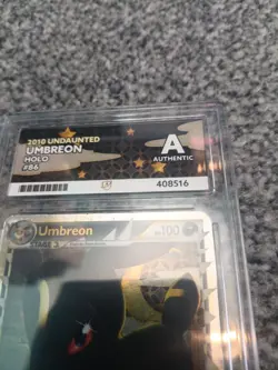 Pokemon Umbreon TCG Prime Undaunted Holo Card 86/90 English Graded A Authentic - Image 2