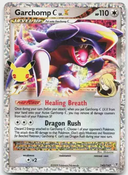 Garchomp C LV.X 145/147 Celebrations: Classic Collection Pokemon NM - Image 1