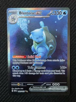 The Pokemon Company Blastoise ex 200/165 SV: Scarlet & Violet 151 SIR Holo ENG - Image 1