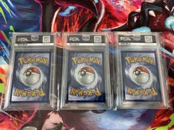 Pokemon First Partner Illus Coll Ser 1 Sequential PSA 10 Kanto Starters #037-039 - Image 4