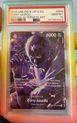 One Piece Zoro-Juurou SP ST18-004 SR OP12 Legacy of the Master PSA 10 - Image 3