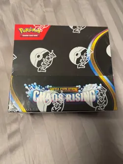 In Hand Pokemon Booster Box Chaos Rising Mega Evolution New Sealed 36 Packs - Image 1