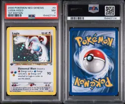 2000 POKEMON NEO GENESIS 1ST EDITION #9/111 LUGIA HOLO PSA 7 - Image 3