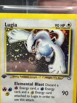Lugia Neo Genesis 1st Edition 9/111 Pokemon BGS 8.5 Amazing Swirl! - Image 3